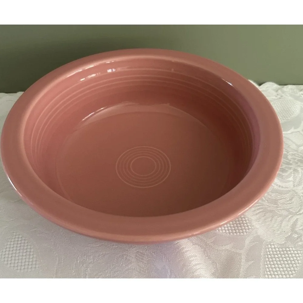 Fiesta Rose Pink 1 Qt Serving Bowl 8.25